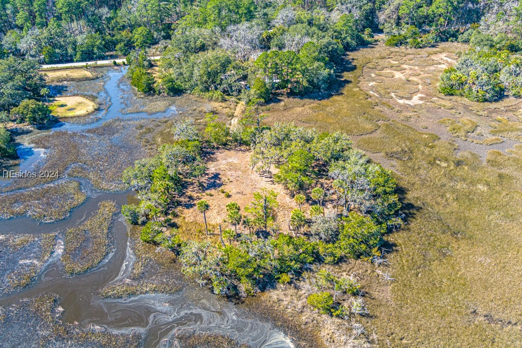 103 Palmetto Bluff Road Bluffton, SC 29910 - Photo 46 of 57 Aerial view of island facing street.