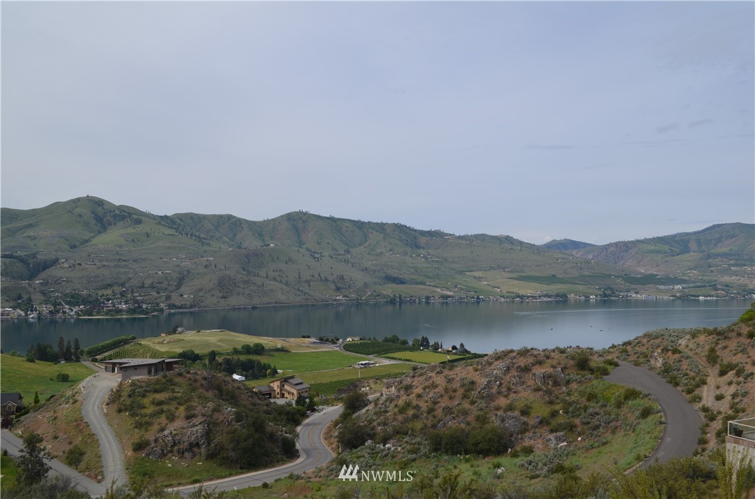 a view of lake with mountain