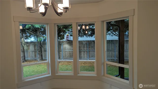 a view of a house with a windows