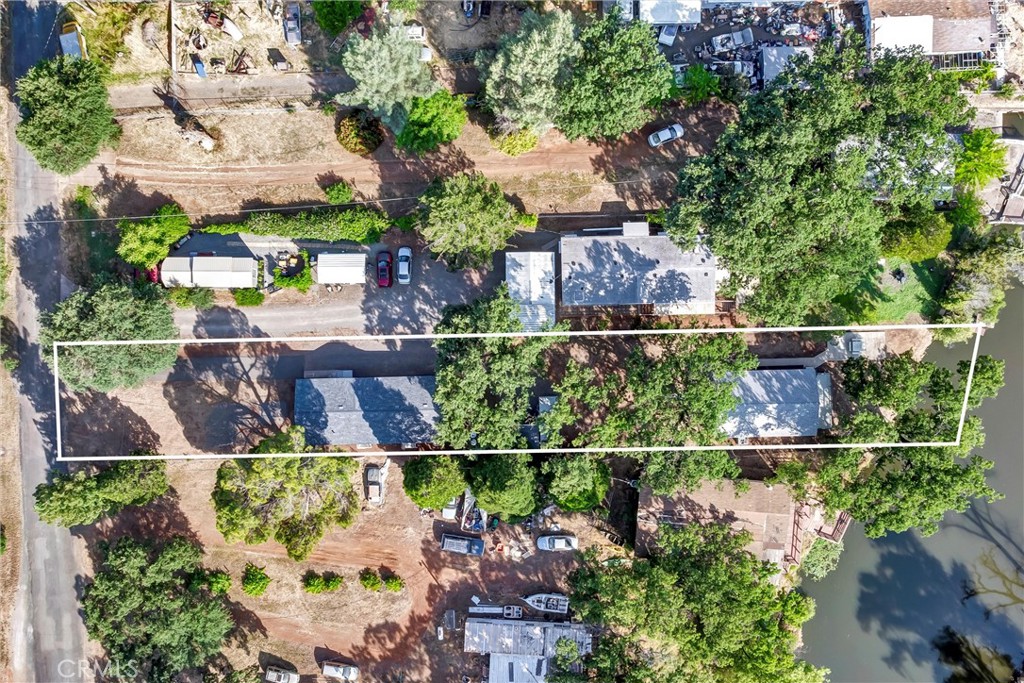 16410 Tish-A-Tang Road Lower Lake, CA 95457 - Photo 45 of 48 an aerial view of a house with a garden
