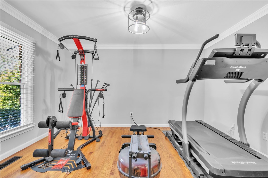 400 Arcadia Drive Anderson, SC 29621 - Photo 25 of 43 This dedicated exercise room offers a private space for fitness and wellness.
