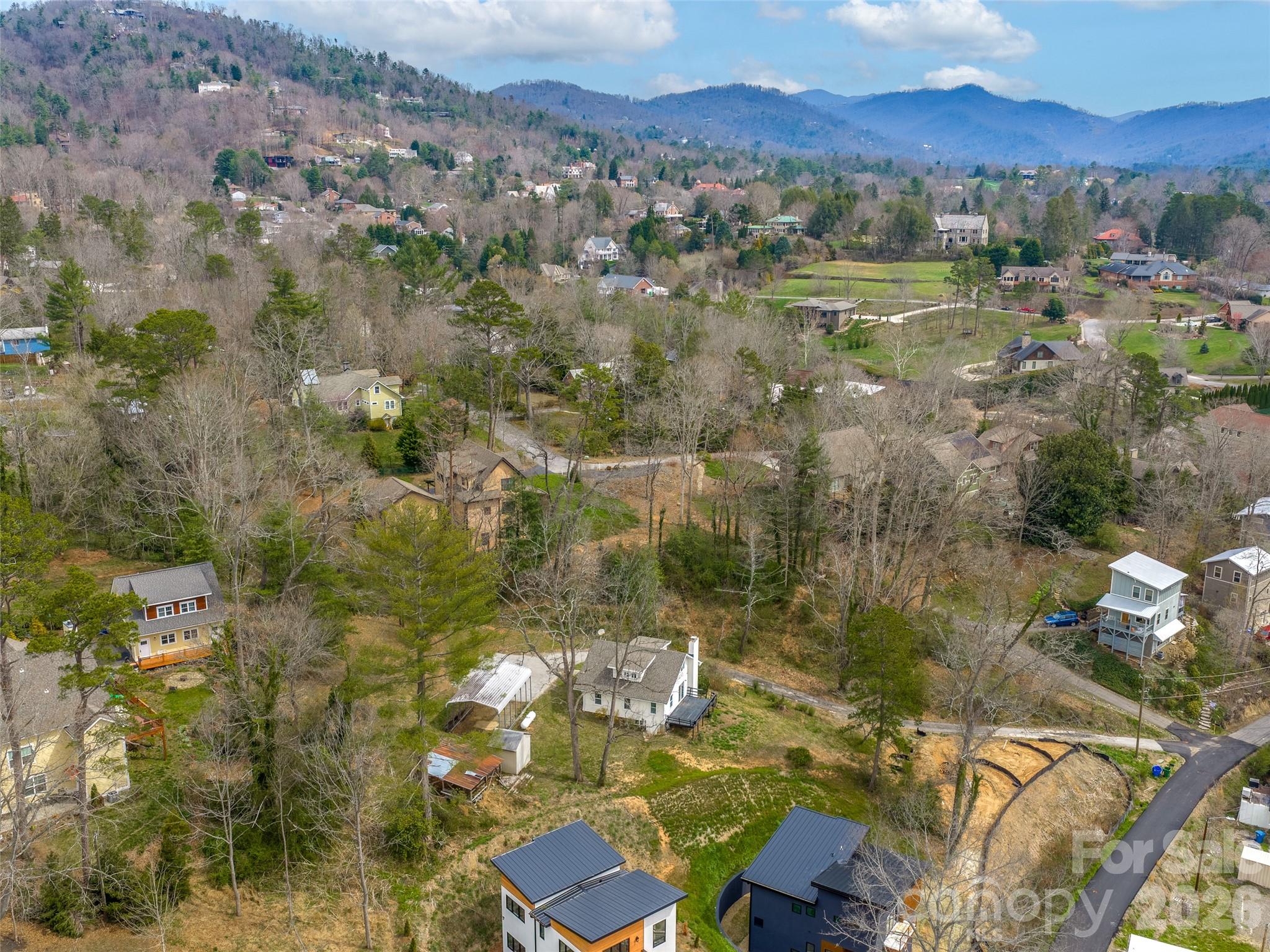 9 Woodbine Road Asheville, NC 28804 - Photo 2 of 5 a view of lake and mountain view