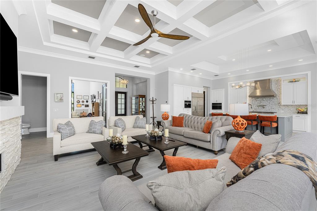 265 Severin Road Southeast Port Charlotte, FL 33952 - Photo 12 of 88 a living room with furniture and a flat screen tv