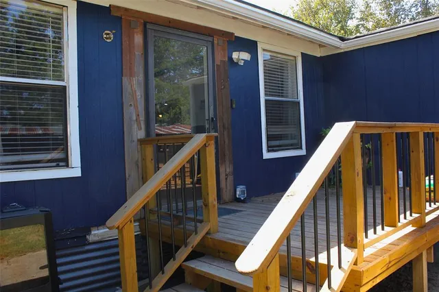 a view of balcony with staircase
