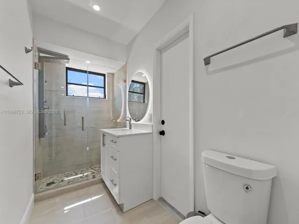 a outdoor space with furniture