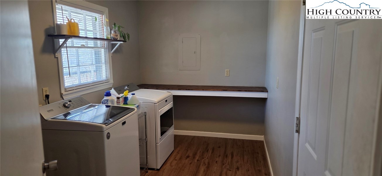 516 White Laurel Lane Boone, NC 28607 - Photo 26 of 27 a utility room with closet dryer and washer