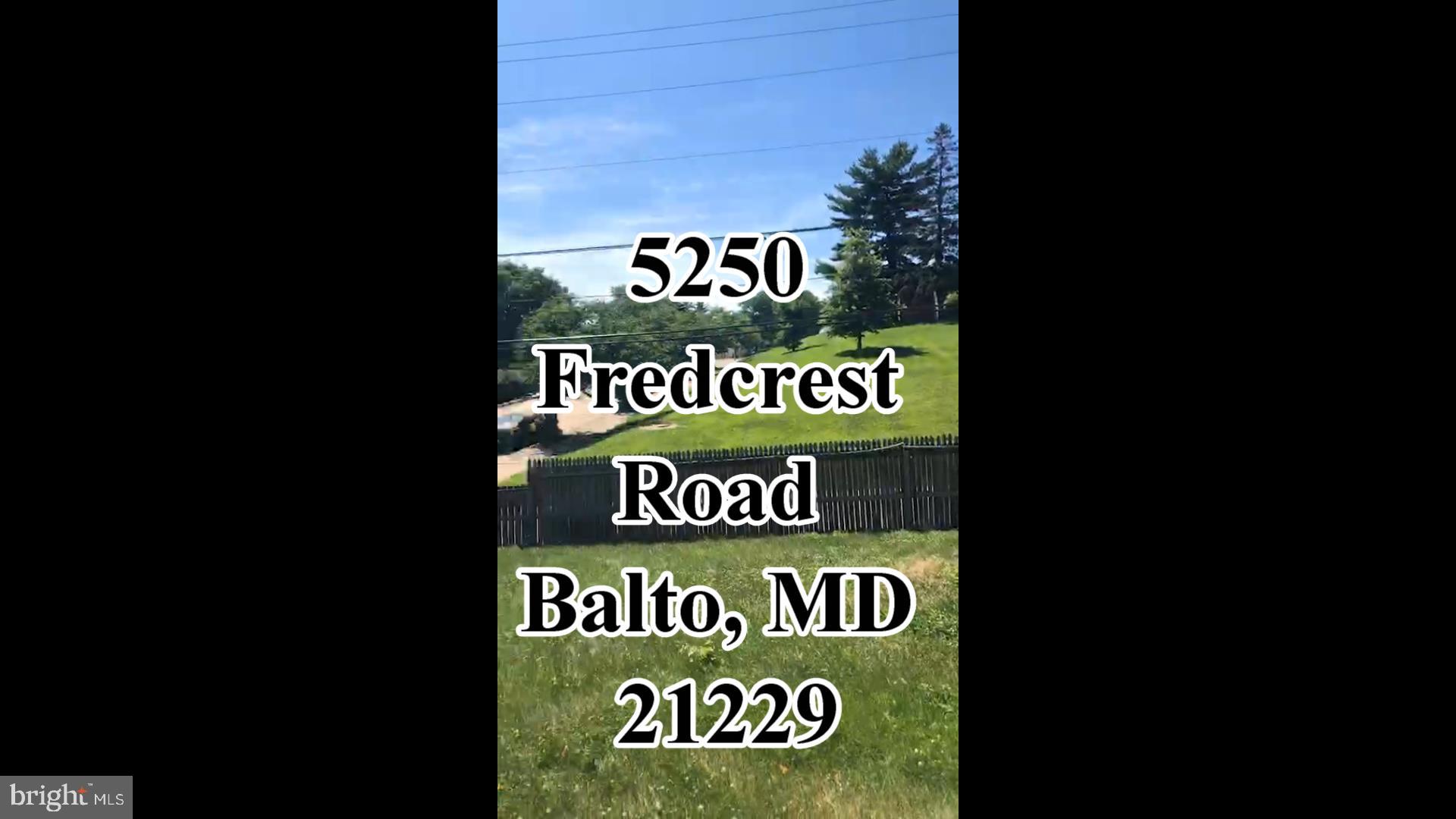 5250 Fredcrest Road Baltimore, MD 21229 - Photo 1 of 13 Gallery Image 1