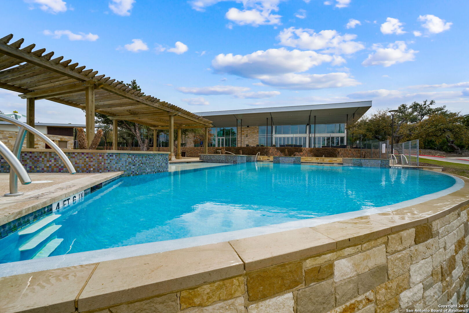 31646 Untrodden Way Bulverde, TX 78163 - Photo 28 of 36 a view of a swimming pool with a patio
