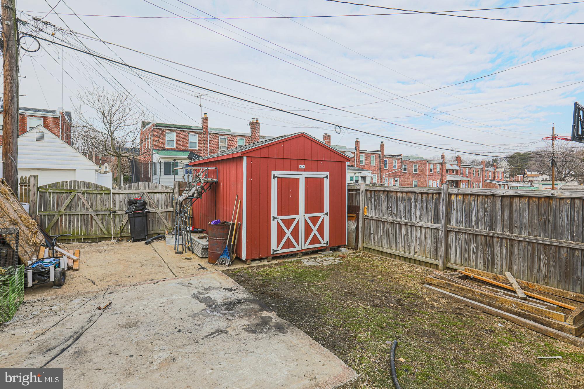 1225 Neighbors Avenue Rosedale, MD 21237 - Photo 27 of 33 a view of backyard with wooden fence