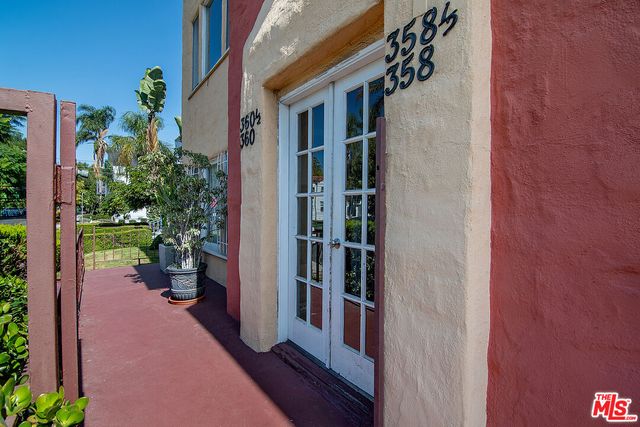 a view of a corridor