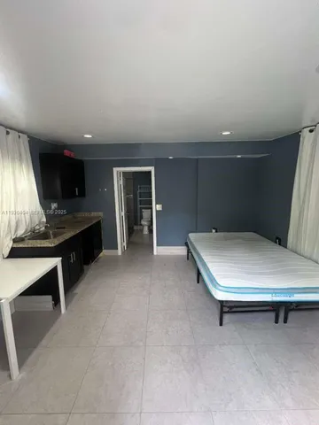 a room with furniture