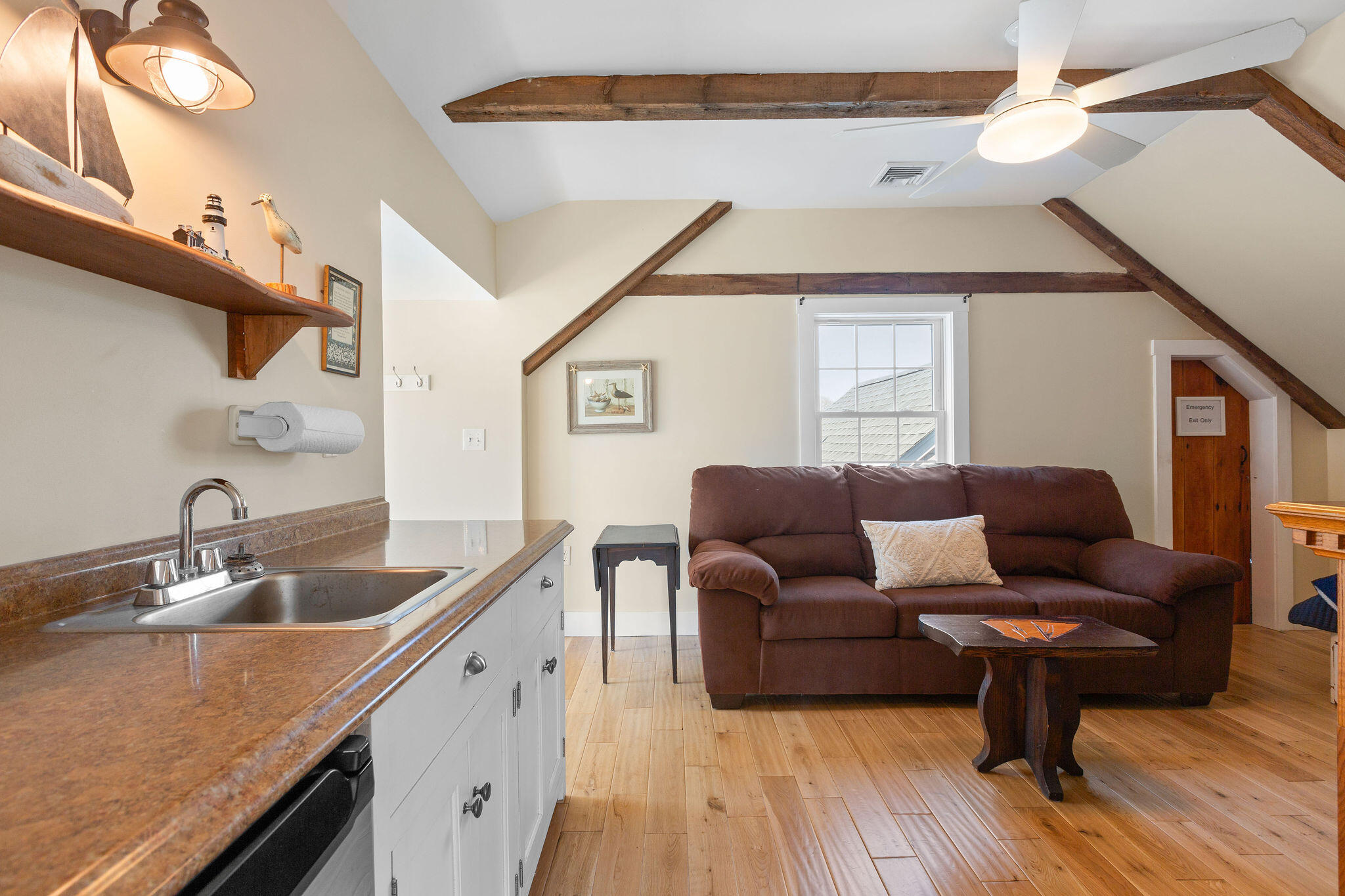 16 Hughes Road Truro, MA 02666 - Photo 32 of 50 a living room with furniture and a sink