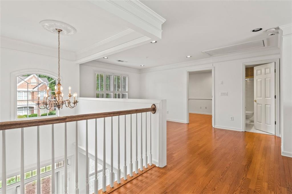 4751 Rosebrook Place Southeast Atlanta, GA 30339 - Photo 34 of 59 a view of a room with wooden floor fan and window