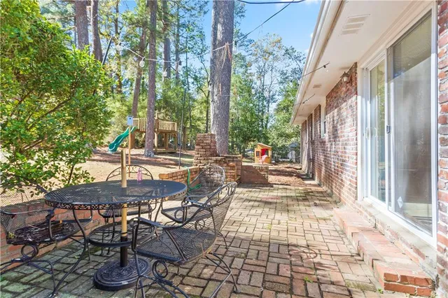 a view of outdoor space patio and outdoor seating