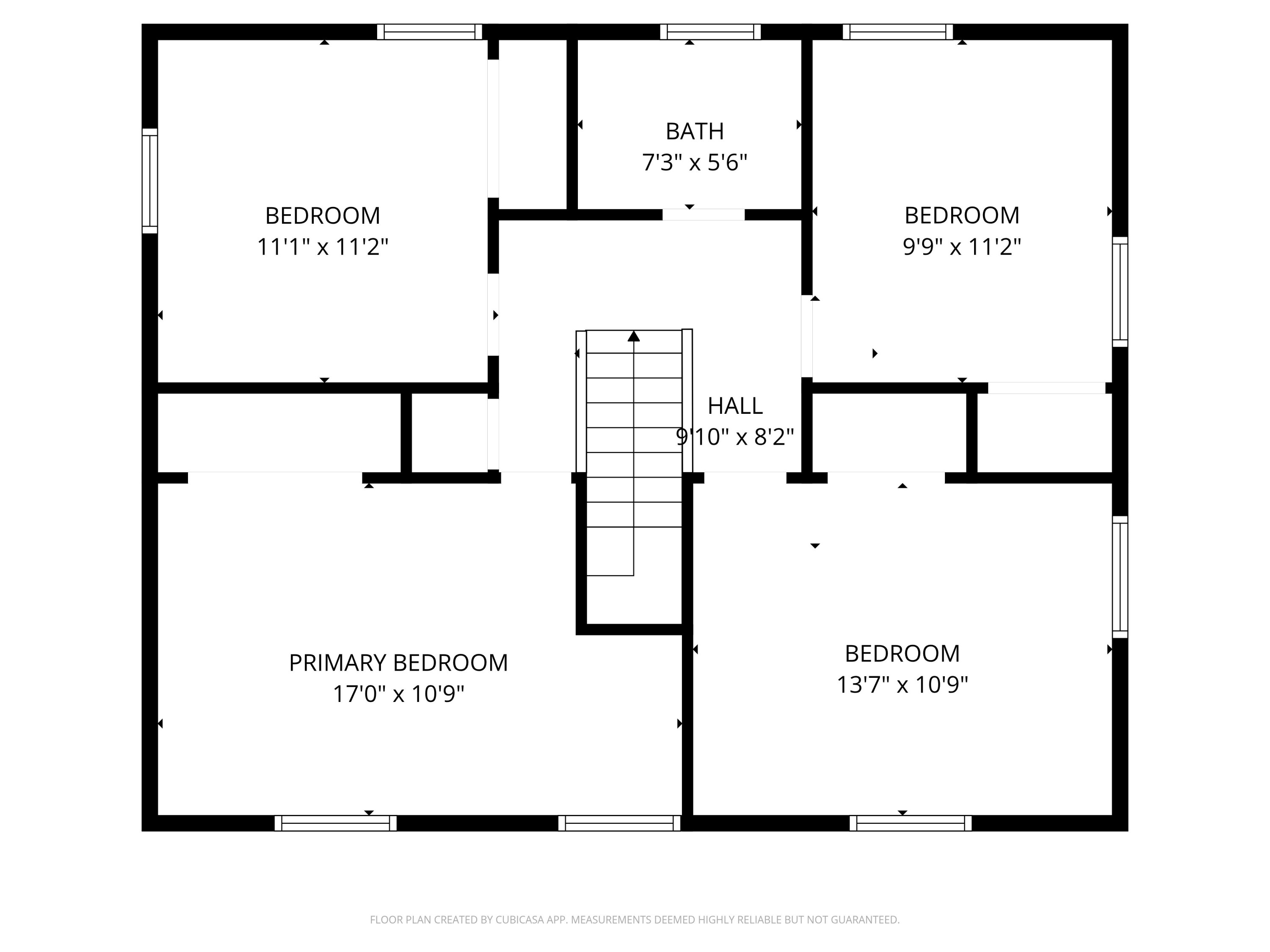 4133 Lexington Avenue Caledonia, WI 53404 - Photo 40 of 42 Second Floor -Measurements provided by CubiCasa and are not verified or guaranteed by seller or agent.