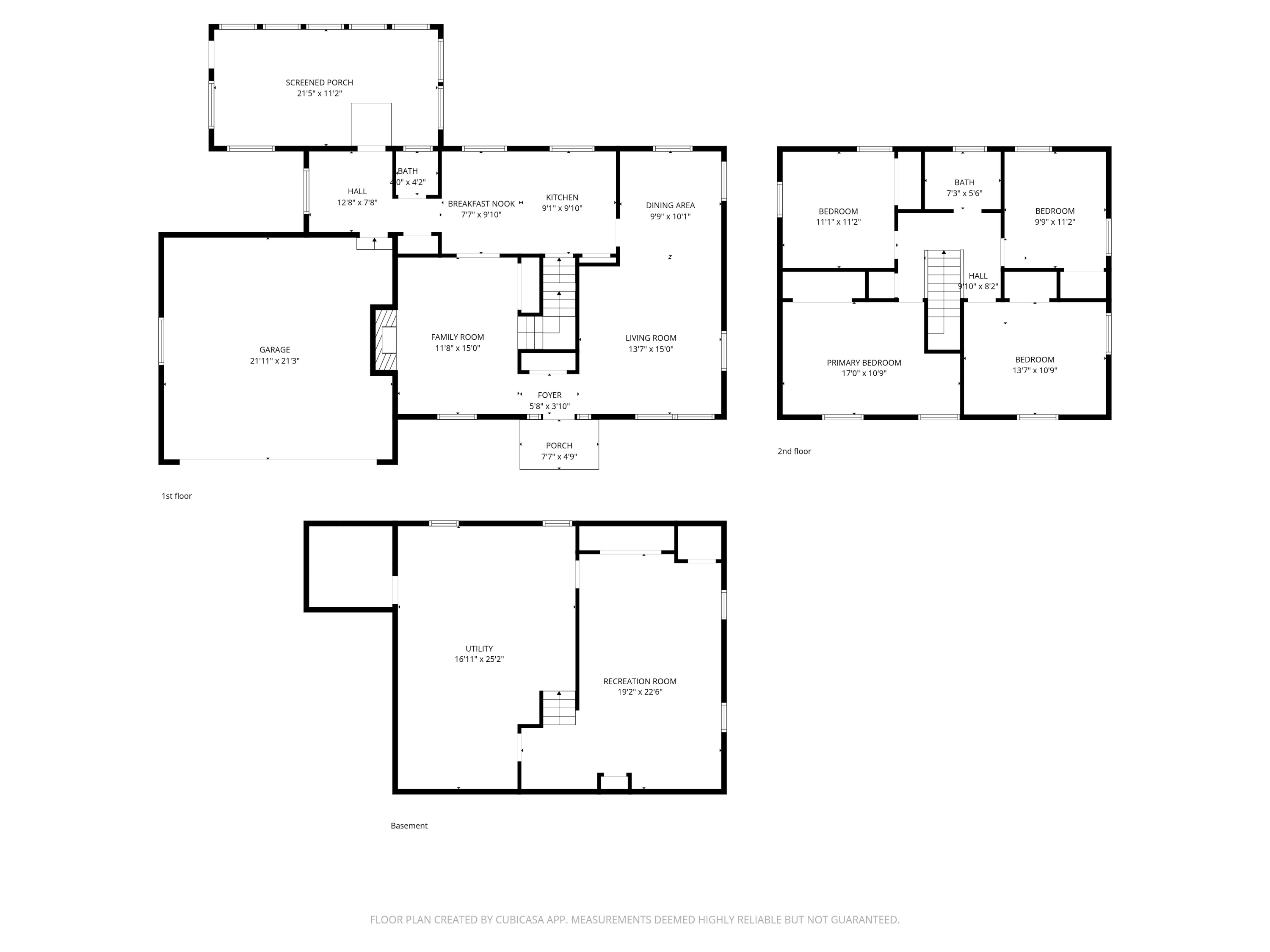 4133 Lexington Avenue Caledonia, WI 53404 - Photo 42 of 42 All Floors - Measurements provided by CubiCasa and are not verified or guaranteed by seller or agent.