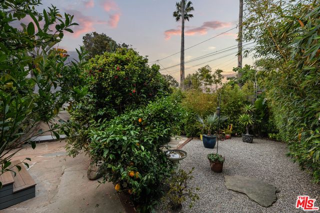 a view of an outdoor space and a yard
