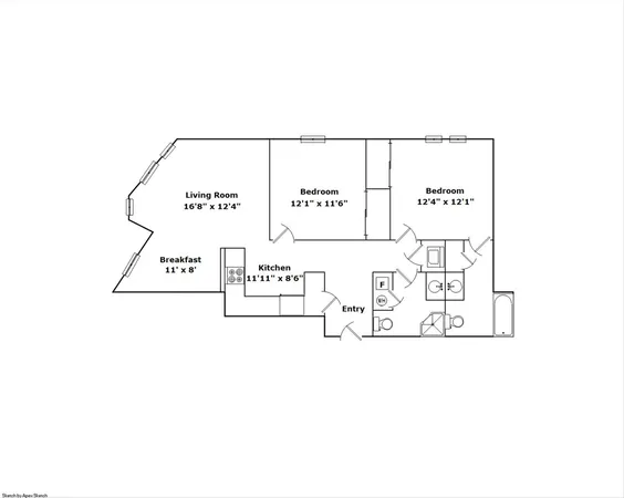 a view of a kitchen with a sink and dishwasher with wooden floor