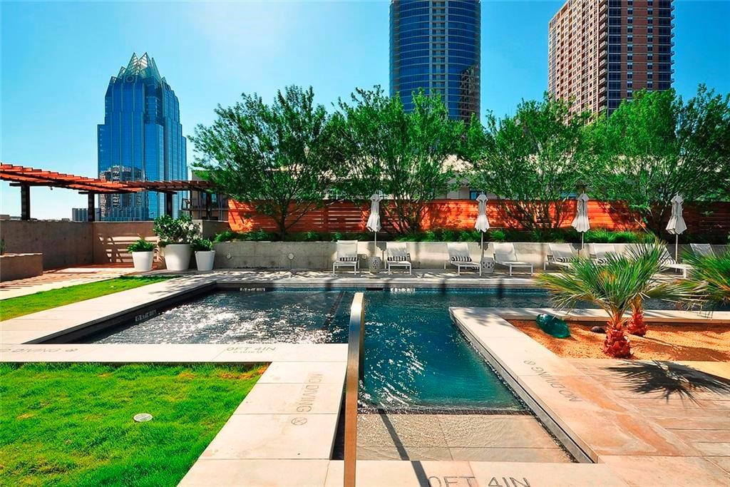 210 Lavaca Street, Unit 2808 Austin, TX 78701 - Photo 30 of 32 a view of a swimming pool with a patio and a patio