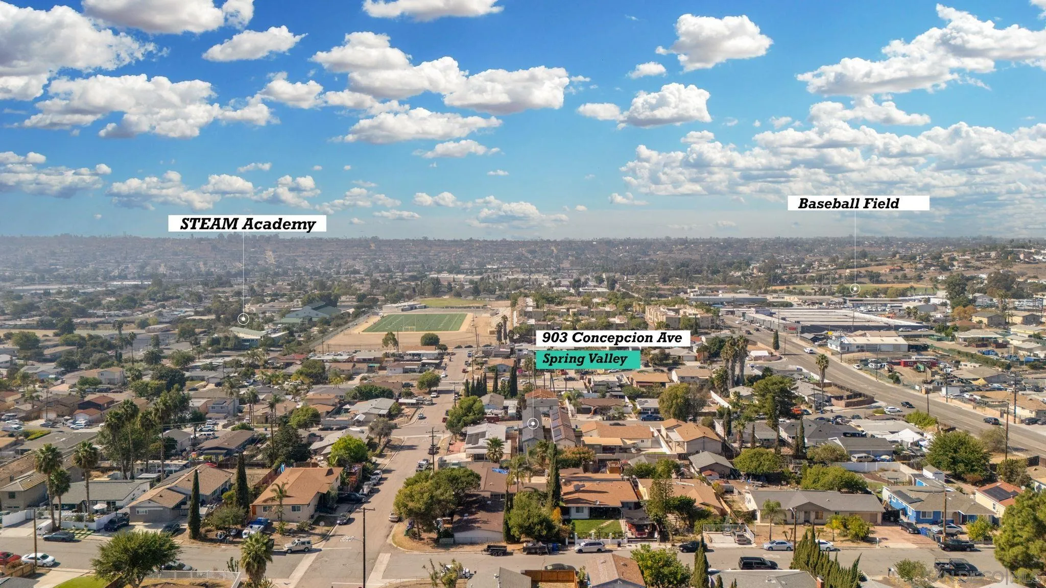 903 Concepcion Avenue Spring Valley, CA 91977 - Photo 68 of 69 a view of a city with lot of buildings