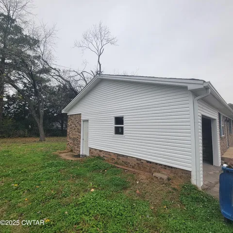 a house with a backyard