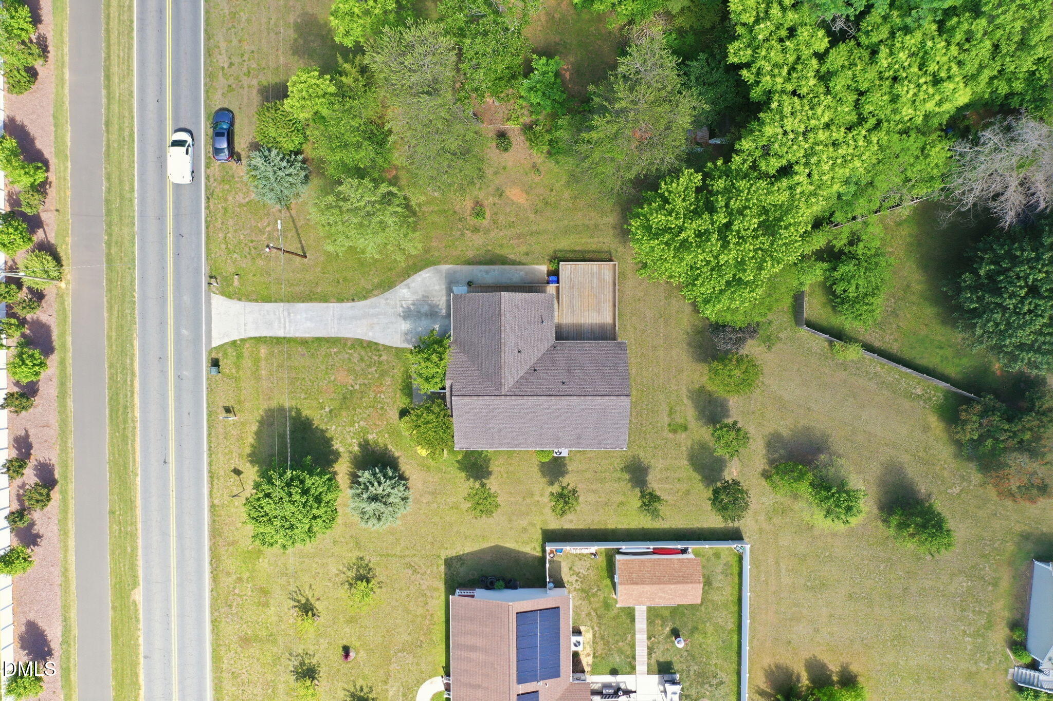 812 East Stagecoach Road Mebane, NC 27302 - Photo 25 of 25 an aerial view of a residential apartment building with a yard