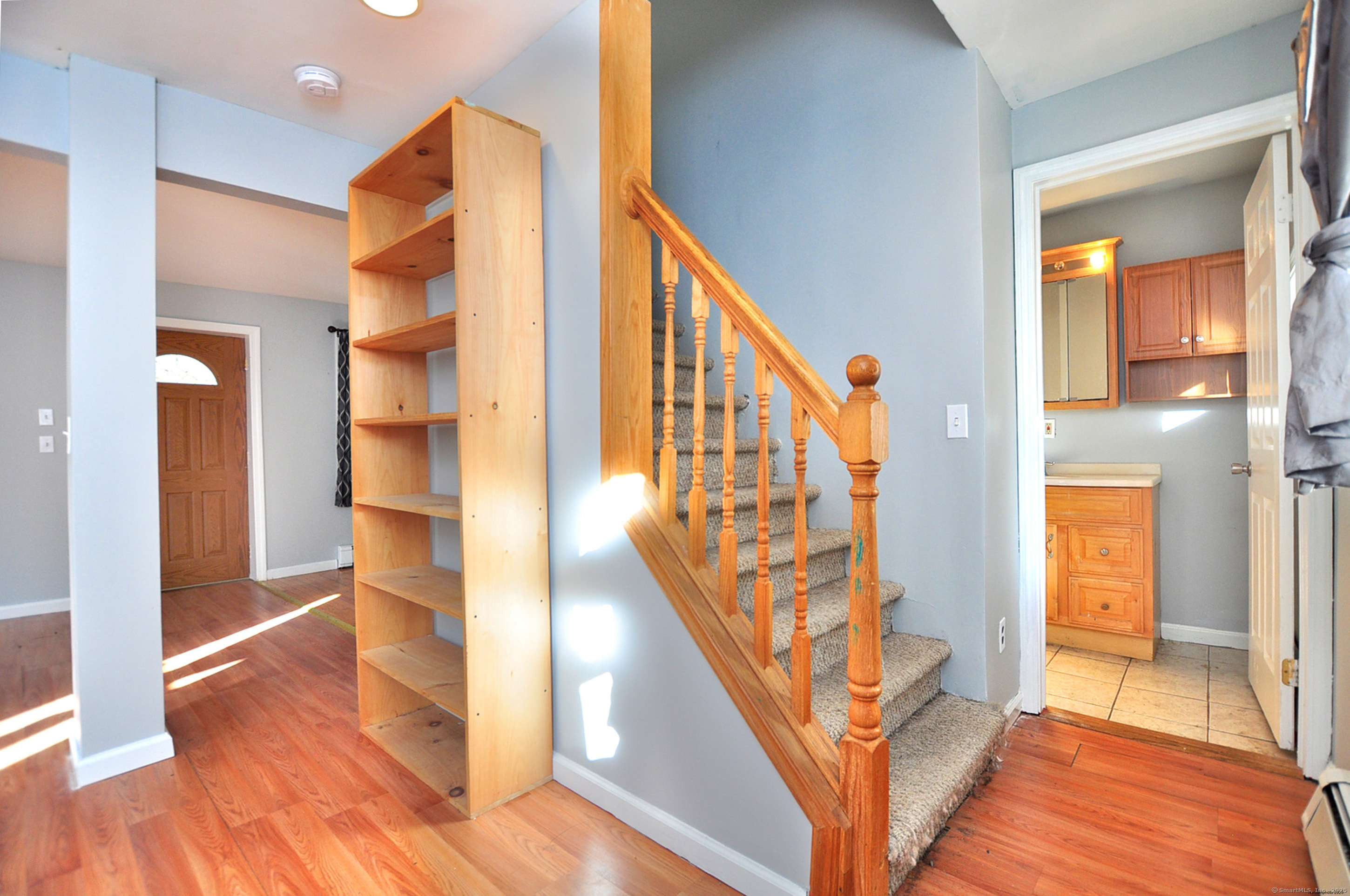 15 Clark Hill Road Prospect, CT 06712 - Photo 21 of 35 a view of entryway and hall with wooden floor
