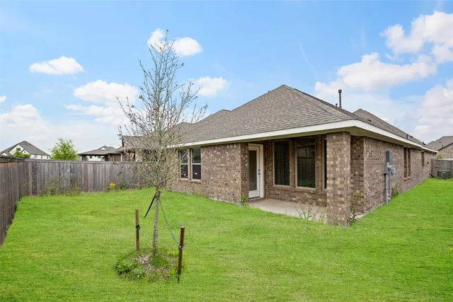 a view of a park with plants