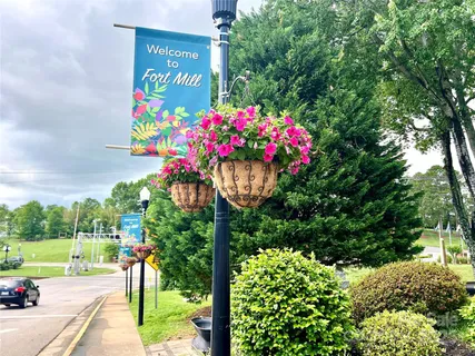 a front view of building with street