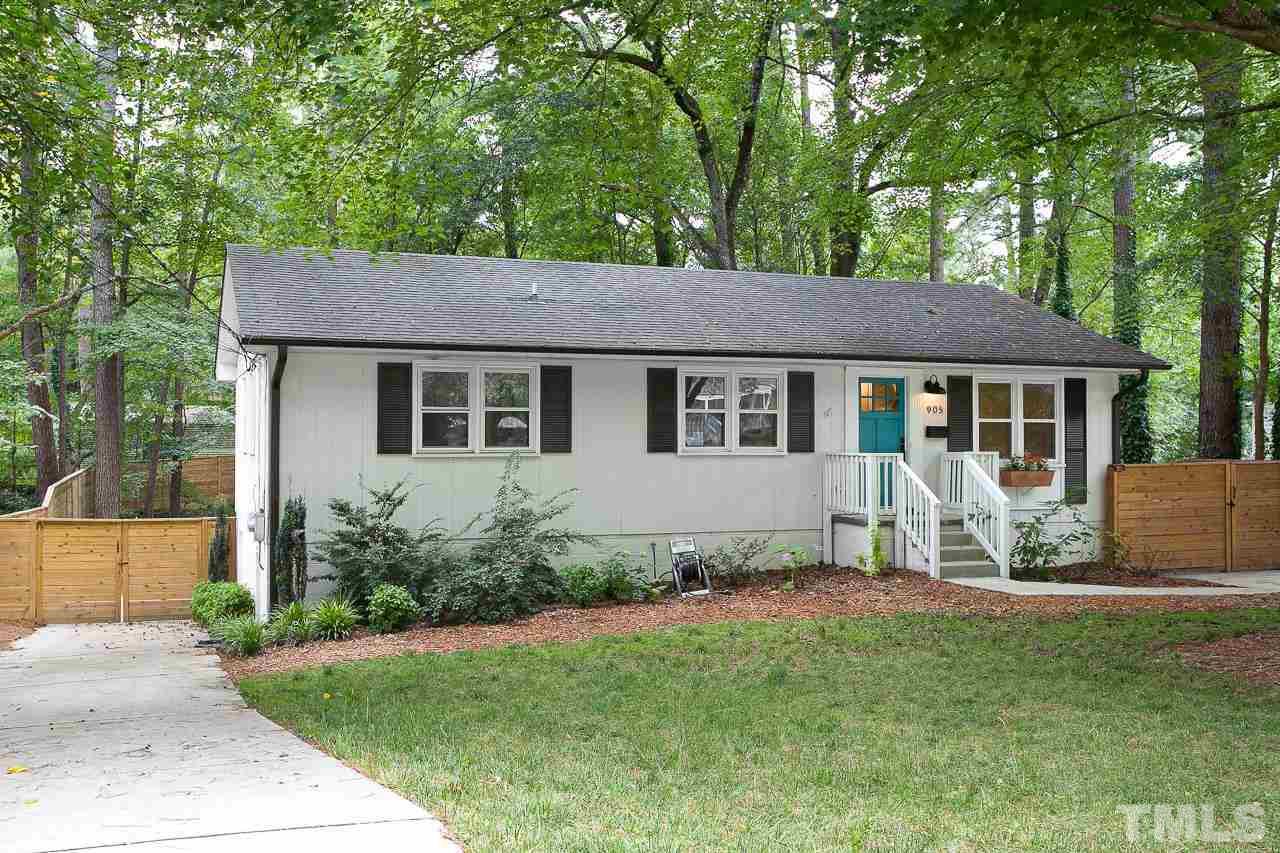 905 Chatham Lane Raleigh, NC 27610 - Photo 30 of 30 Driveway to rear-entry garage, or you can use as a second parking pad.