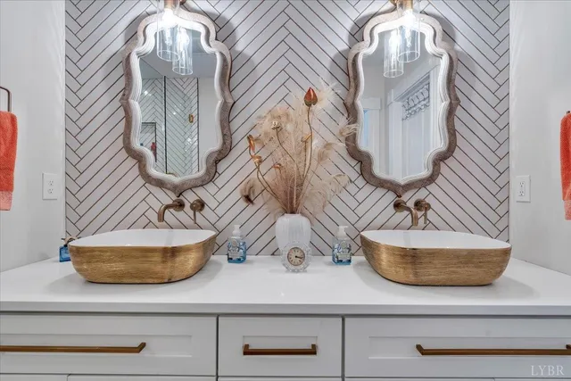 a view of a golf course with a lake