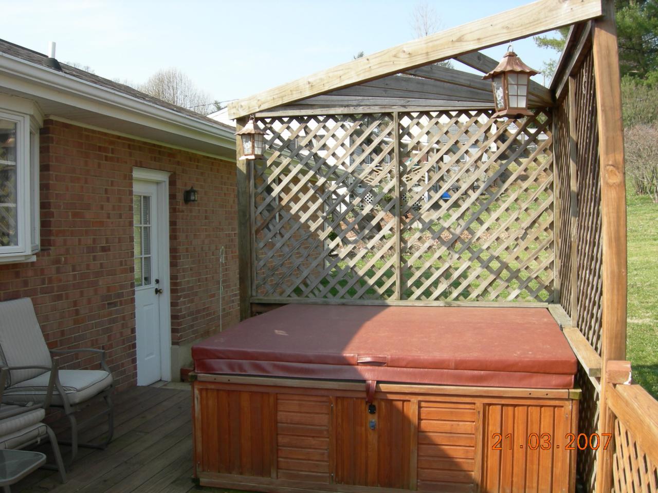434 Boxley Road Roanoke, VA 24019 - Photo 4 of 10 Deck w/ Hot Tub
