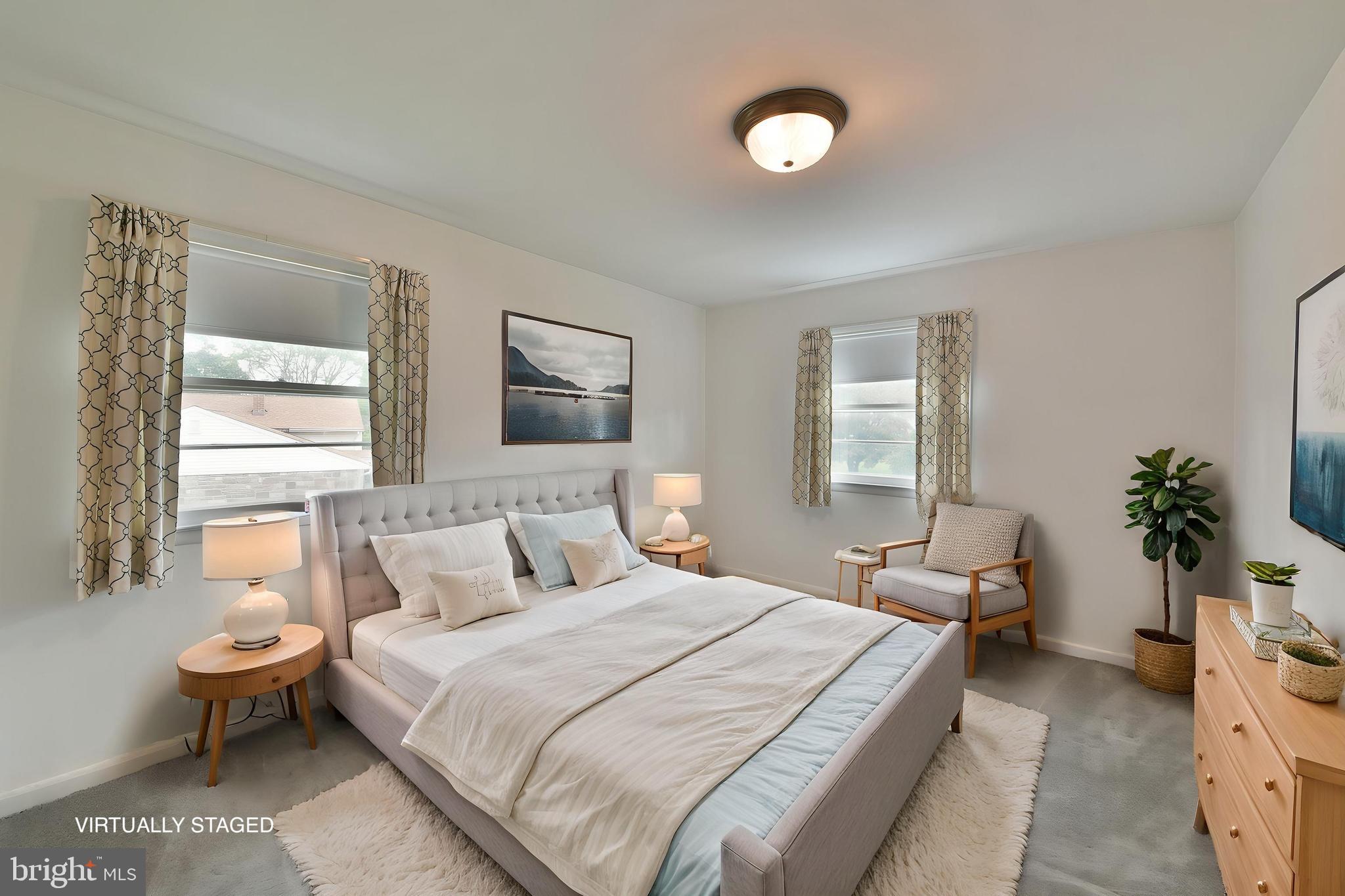 1133 Ballytore Road Huntingdon Valley, PA 19006 - Photo 28 of 38 Second Bedroom w Ample Closet Space V Staged
