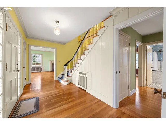 a view interior of the house and wooden floor