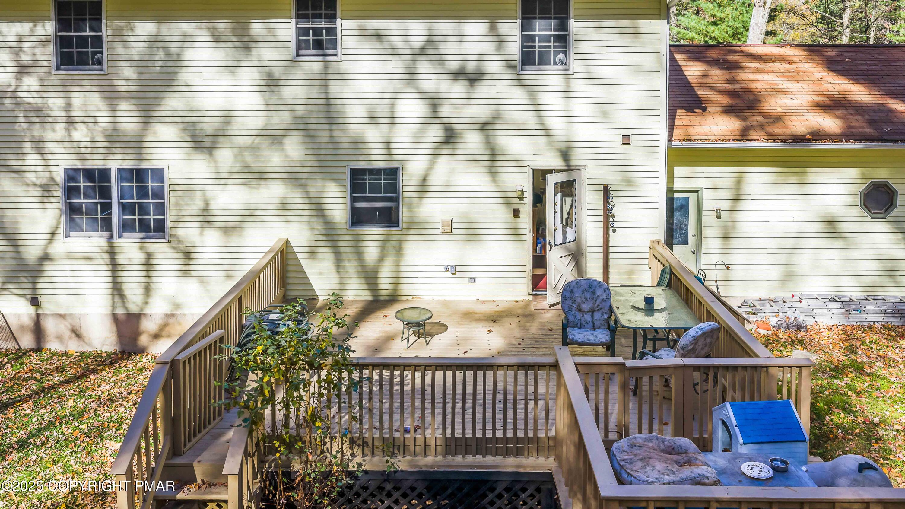 587 Long Mountain Road Effort, PA 18330 - Photo 29 of 29 a view of deck with patio