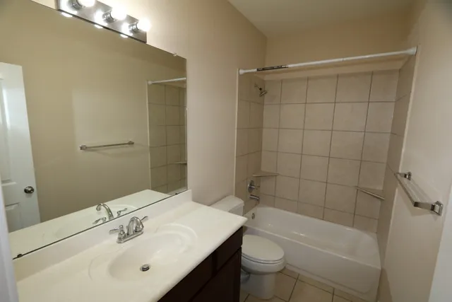 a view of a room with storage