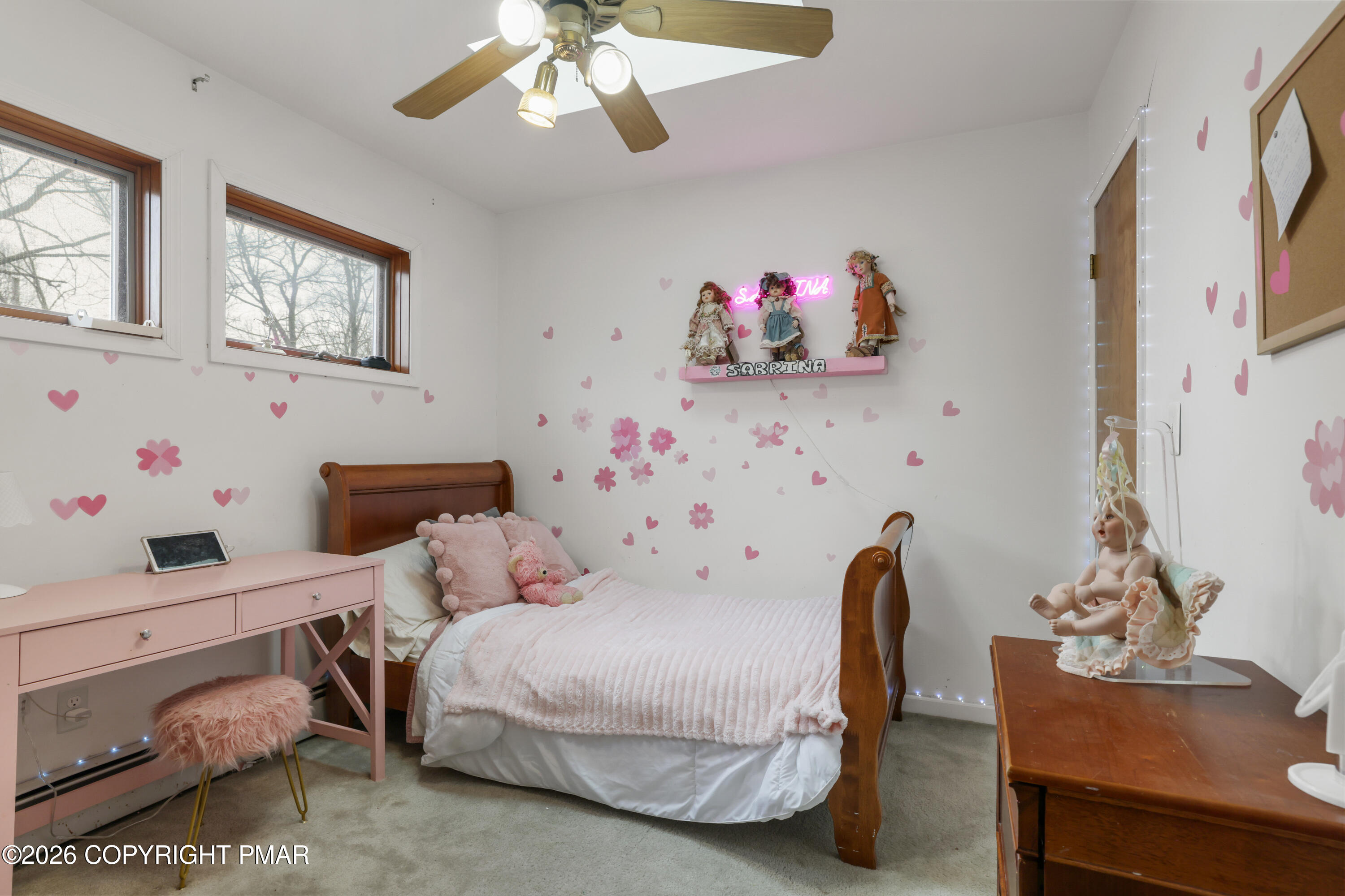 3638 Bristol Circle West East Stroudsburg, PA 18302 - Photo 39 of 62 a bedroom with a bed and a chandelier
