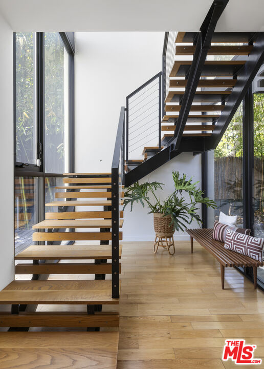1508 Elevado Street Los Angeles, CA 90026 - Photo 7 of 50 a view of entryway and hall with wooden floor