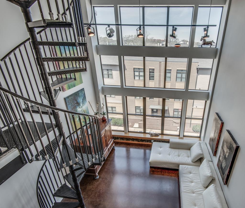 1400 Rosa L Parks Boulevard, Unit 323 Nashville, TN 37208 - Photo 20 of 25 a view of an entryway with a floor to ceiling window