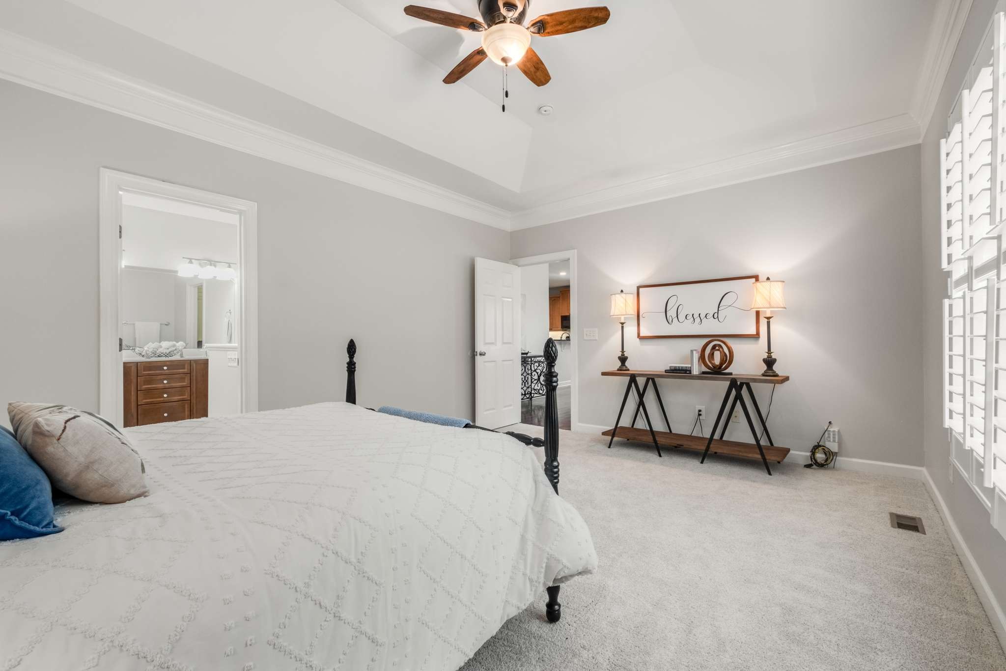 3005 Haviland Way Murfreesboro, TN 37128 - Photo 21 of 47 a bed room with a bed and a chandelier