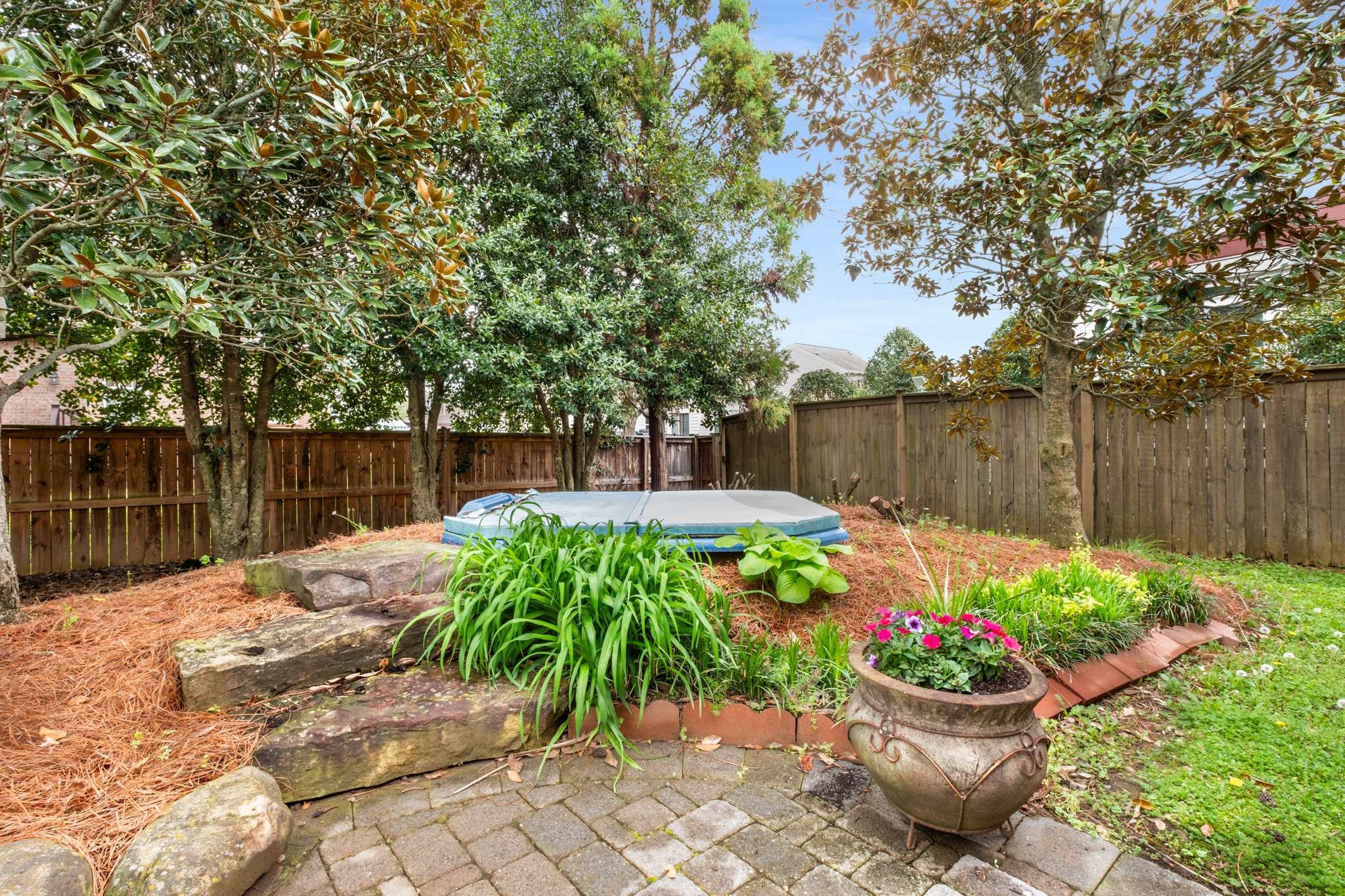 3005 Haviland Way Murfreesboro, TN 37128 - Photo 40 of 47 a garden with flowers and wooden fence