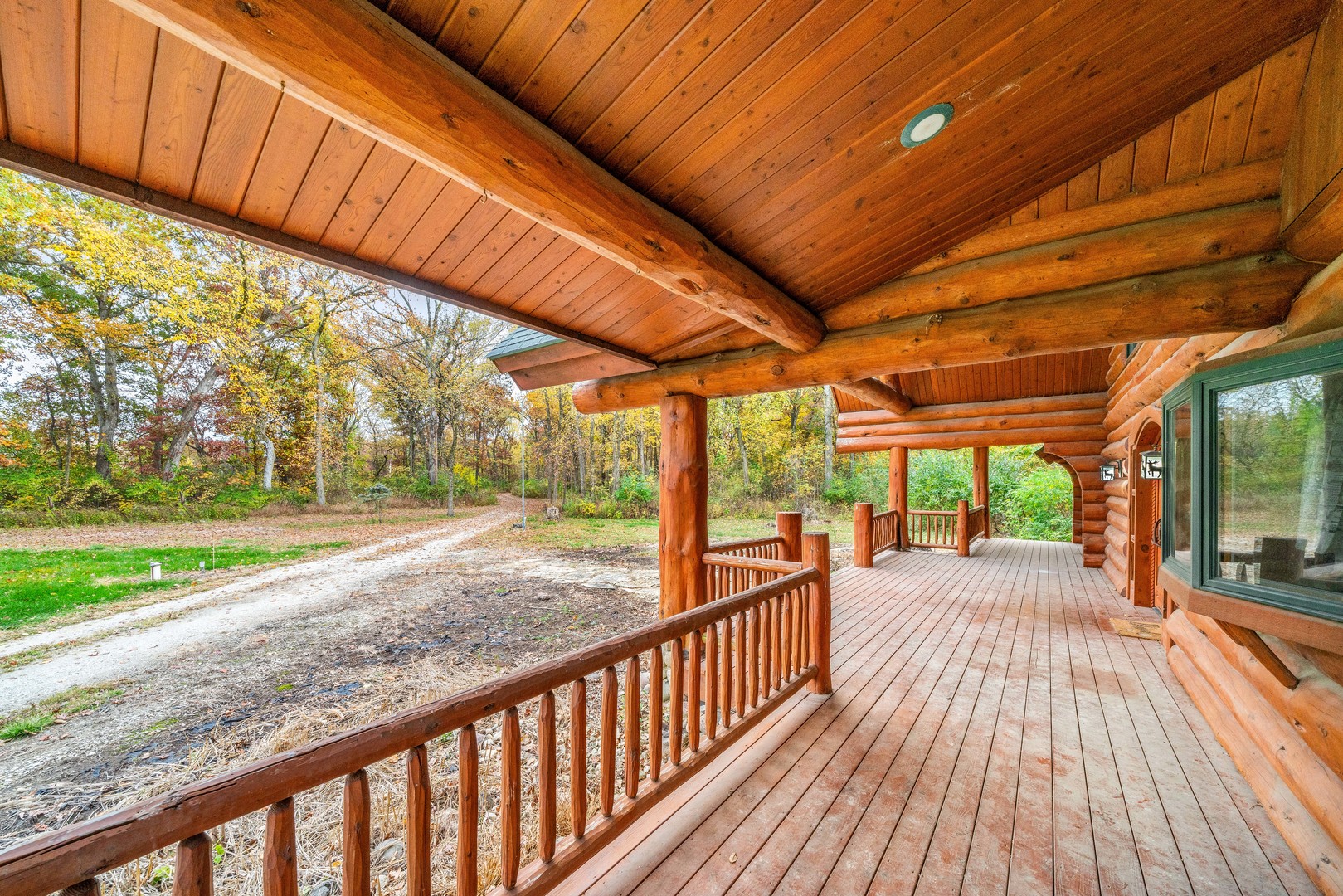 2045 North 3650th Road Serena, IL 60549 - Photo 3 of 53 a view of porch with wooden floor