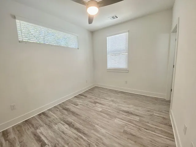 wooden floor in an empty room