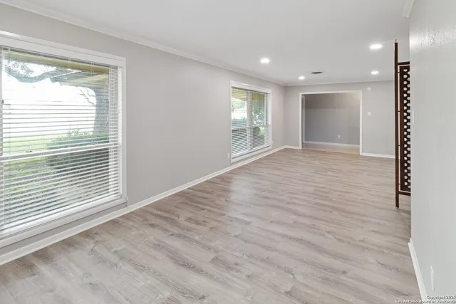 a view of an entryway of a house