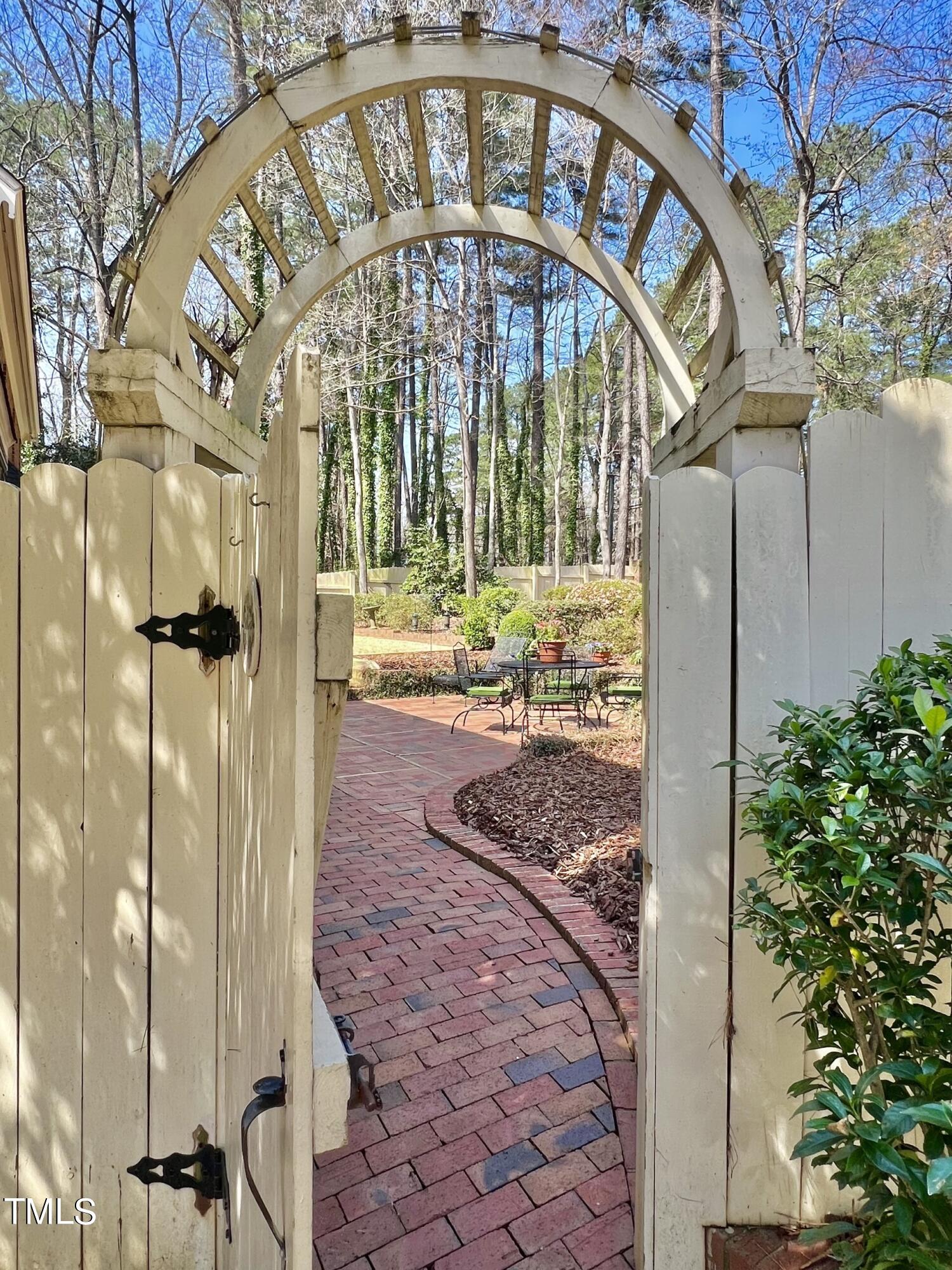 2708 Townedge Court Raleigh, NC 27612 - Photo 47 of 65 patio gate