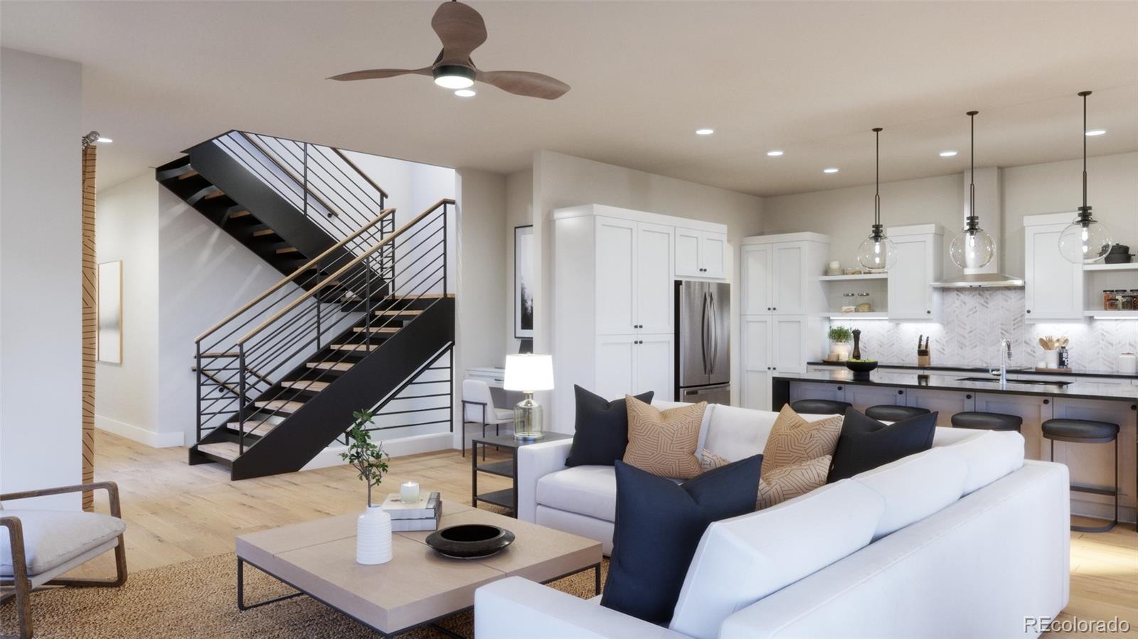 1090 Locust Avenue Boulder, CO 80304 - Photo 15 of 29 a living room with furniture and a wooden floor