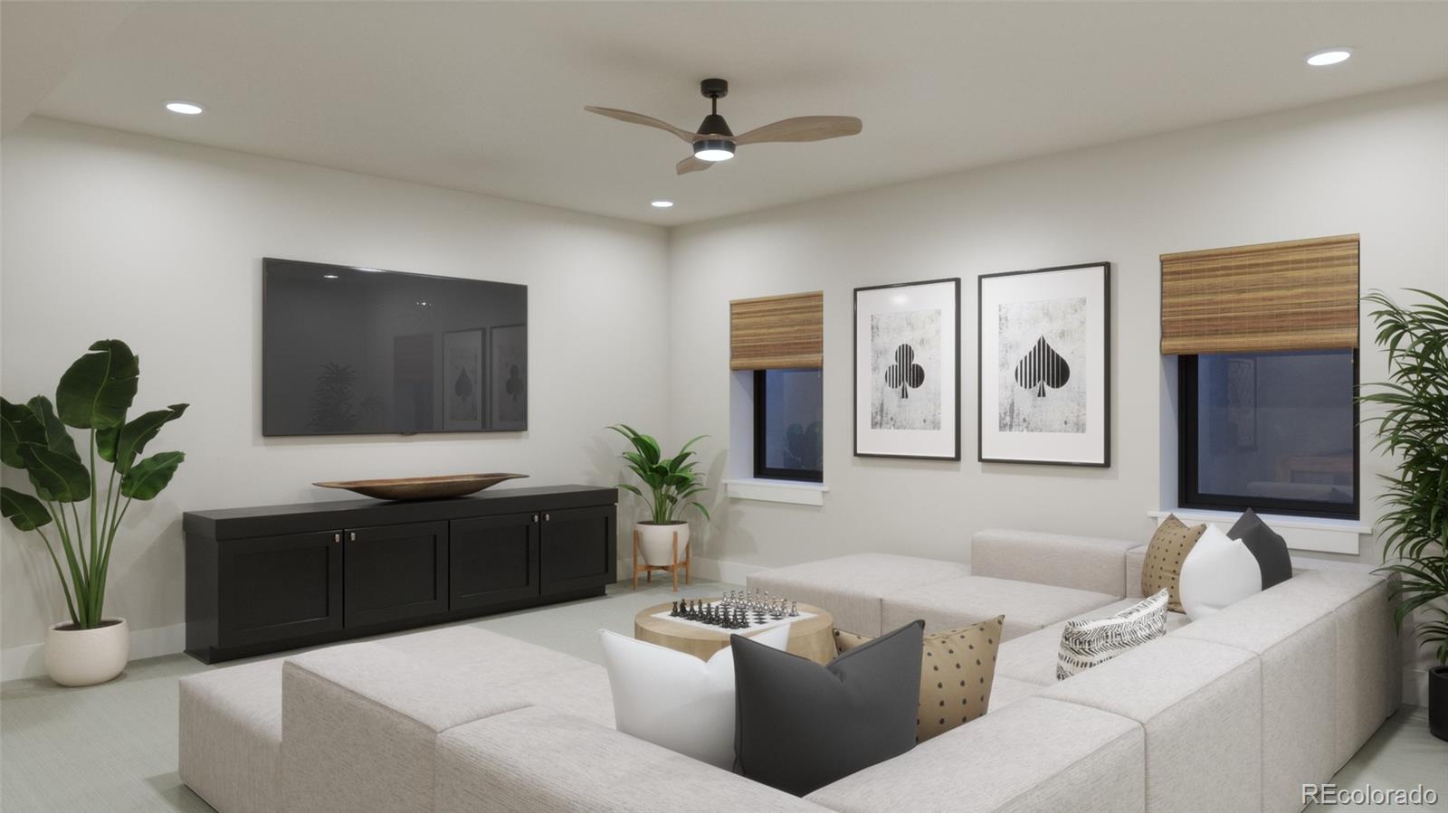 1090 Locust Avenue Boulder, CO 80304 - Photo 28 of 29 a living room with furniture and a flat screen tv