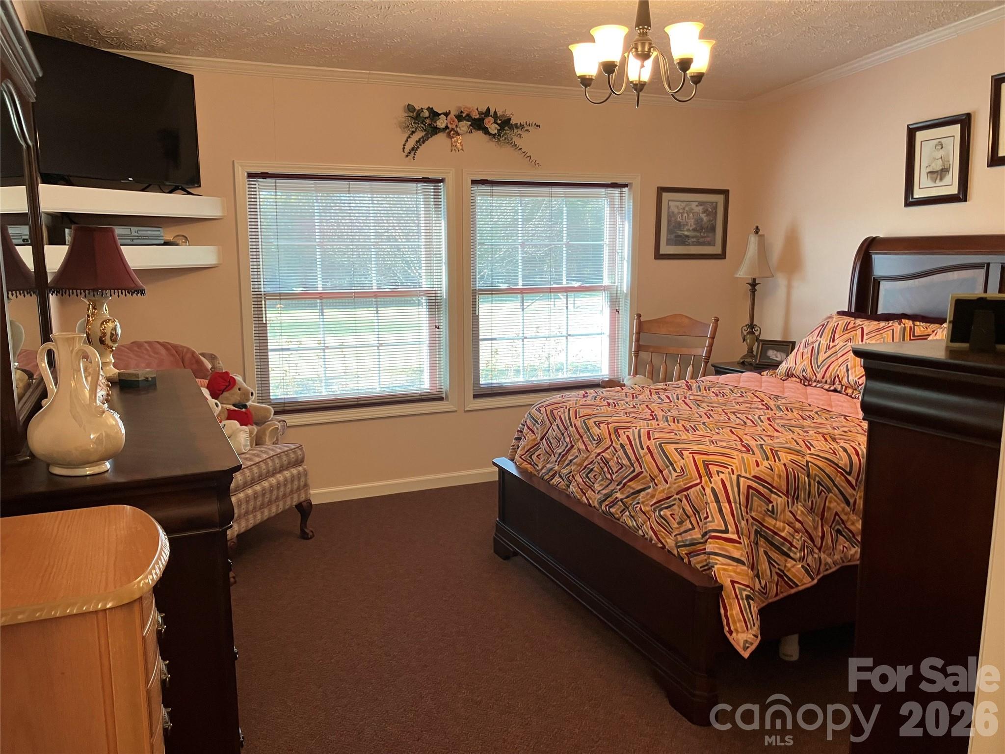 13215 Pine Bluff Road Midland, NC 28107 - Photo 33 of 48 a bed room with a bed television and a window