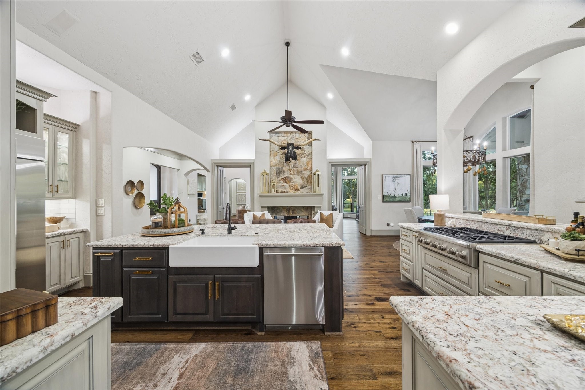 6602 Riva Ridge Drive Richmond, TX 77406 - Photo 15 of 50 a large kitchen with a lot of counter space and stainless steel appliances