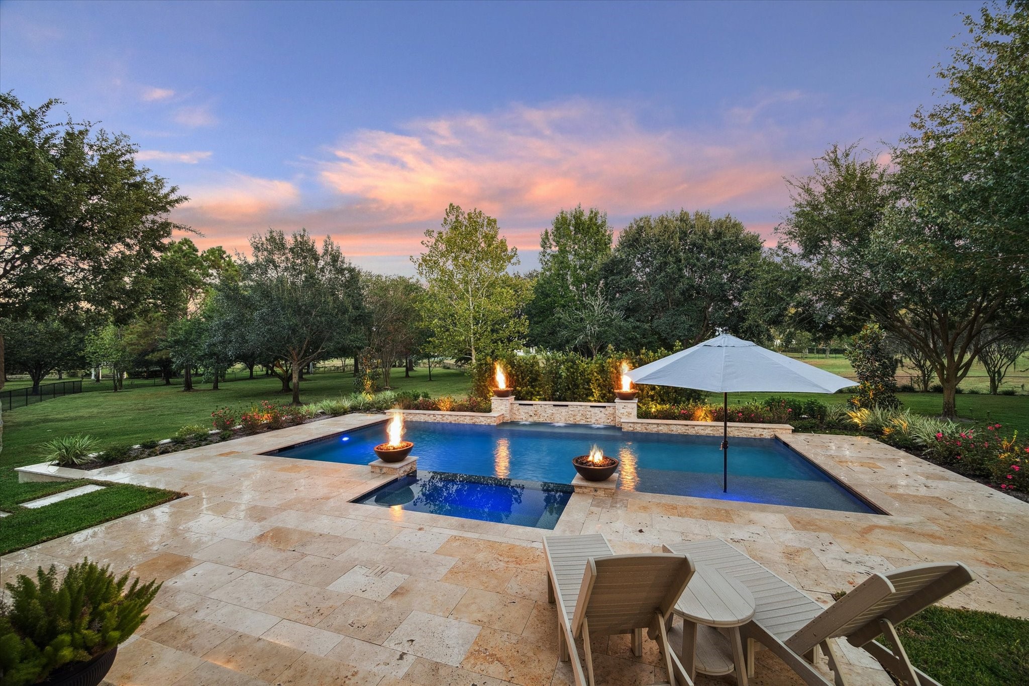 6602 Riva Ridge Drive Richmond, TX 77406 - Photo 30 of 50 an outdoor space with pool and furniture